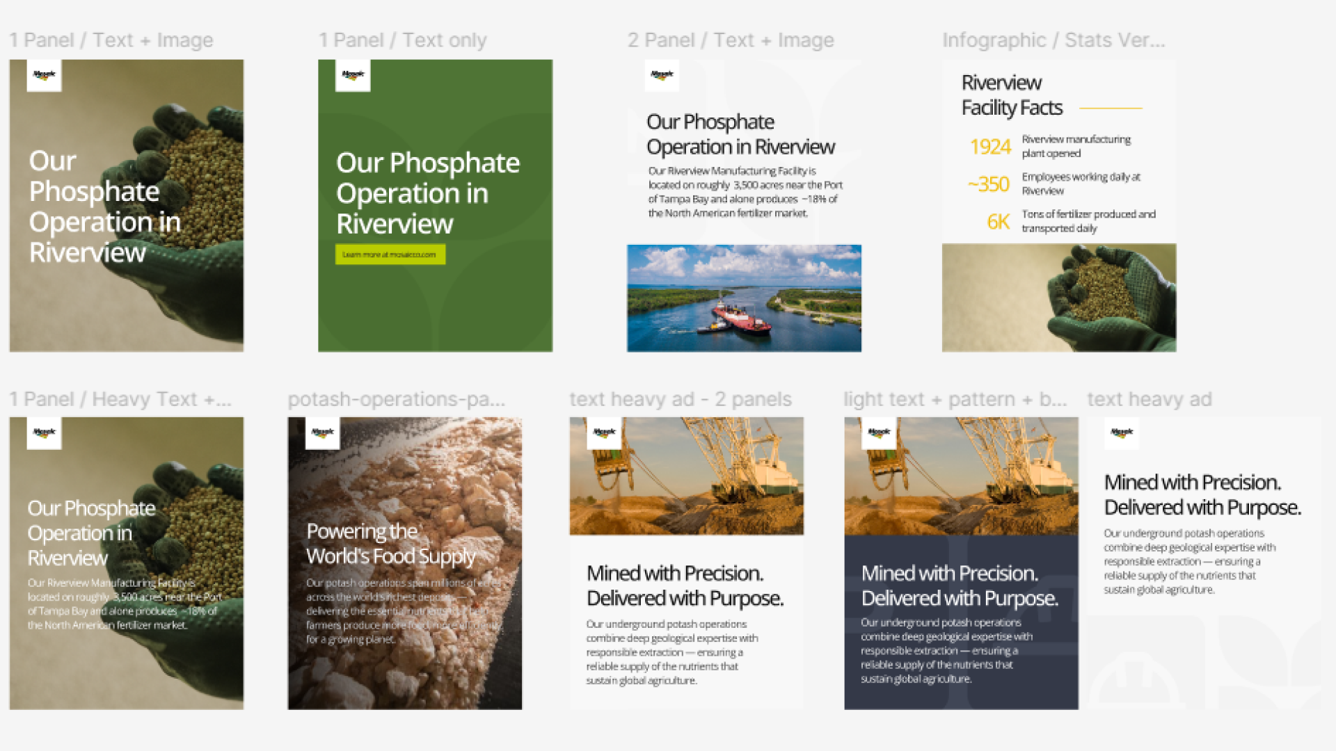 Reference library of approved brand assets fed into the workflow